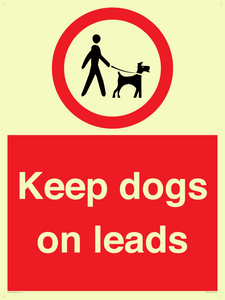 Keep dogs on leads